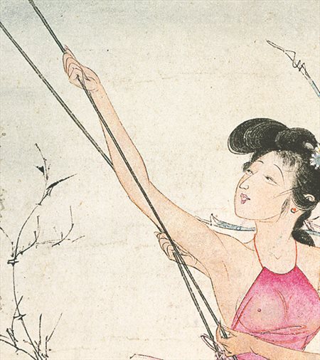 嫩江-胡也佛的仕女画和最知名的金瓶梅秘戏图